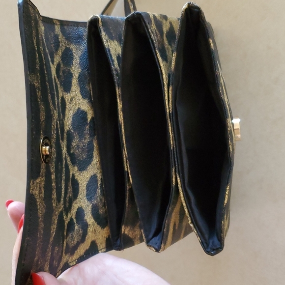 Ana and ava waist bag  NWT, leopard print w/ gold studs - Picture 4 of 7